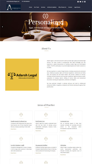 website design for lawyer